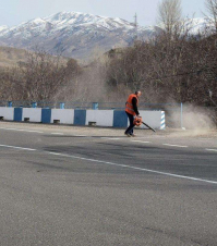 Ավտոճանապարհներին իրականացվում են ընթացիկ սպասարկման աշխատանքներ