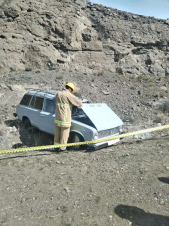 Մեքենան բախվել է հողաթմբին և կողաշրջվել. կան վիրավորներ