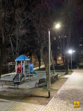 Դավթաշենի «Կաղնուտի» այգին նոր լուսավորության ցանց ունի
