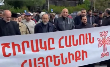 Գյումրից մեկնարկած Աջապահյանի երթին ամբողջ մարզից միացել է շուրջ 60 մարդ