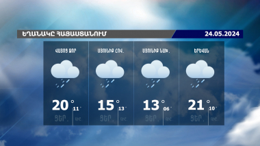 Եղանակի տեսություն. 24.05.2024
