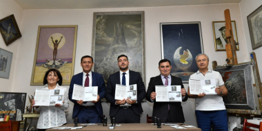 «Մեծանուն հայեր. Վալենտին Պոդպոմոգովի ծննդյան 100-ամյակ» թեմայով նամականիշերի մարում