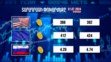 Տարադրամի փոխարժեքը. 01.07.2024