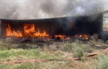 Ակնաշեն գյուղում պահեստ է հրդեհվել