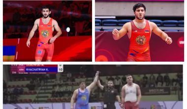 Ըմբշամարտի ԵԱ․ Լևիկ Միքայելյանը՝ ոսկե, Կնյազ Իբոյանը՝ արծաթե, Խաչատուր Խաչատրյանը՝ բրոնզե մեդալակիր