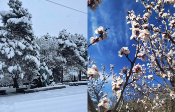 Լոռի և Արարատ. Սուրենյանը լուսանկարներով ցույց է տվել եղանակային տարբերությունը