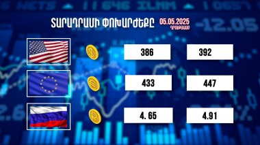 Տարադրամի փոխարժեքը. 05.05.2025