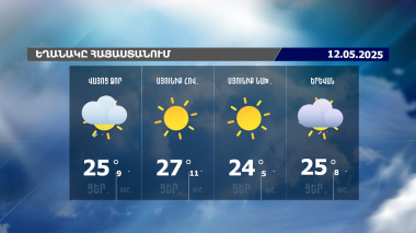 Եղանակի տեսություն. 12.05.2025