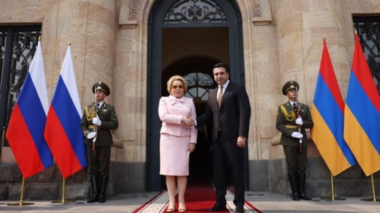 Պաշտոնական այցով Հայաստանում էր Վալենտինա Մատվիենկոյի գլխավորած պատվիրակությունը