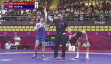 Ըմբիշ Մարտին Մանջիկյանը՝ Եվրոպայի առաջնության արծաթե մեդալակիր