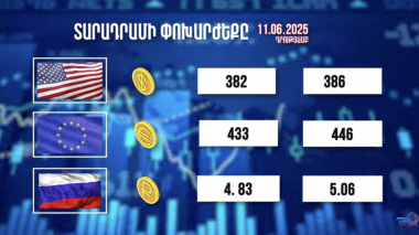 Տարադրամի փոխարժեքը. 11.06.2025