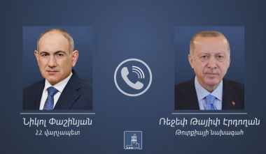 Փաշինյանը և Էրդողանը քննարկել են Հայաստան-Թուրքիա երկկողմ օրակարգի հարցեր