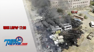 Խոշոր հրդեհ՝ «Հայֆիլմ» կինոստուդիայի տարածքում․ մոխրի է վերածվել 6 տրանսպորտային միջոց․6․09․25/17․30