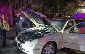 Վանաձորում մեքենա է հրդեհվել՝ դառնալով ոչ շահագործելի