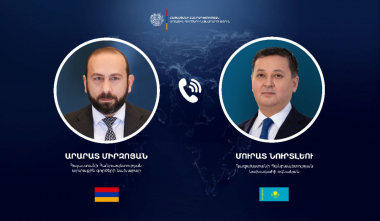 Միրզոյանը հեռախոսազրույց է ունեցել Ղազախստանի նախագահի օգնականի հետ