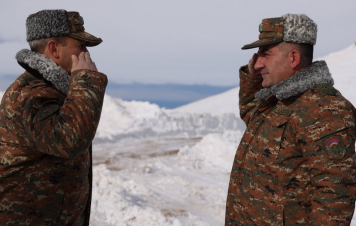 ԶՈՒ ԳՇ պետն այցելել է արևելյան սահմանագոտի