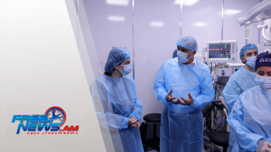 Ռոբոտային վիրաբուժության 10-րդ միջամտությունը՝ «Էրեբունիում». Ավանեսյանը հետեվել է վիրահատությանը