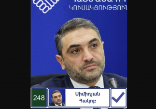 Քվեաթերթիկում իմ համարը 248-ն է. Հակոբ Սիմիդյան