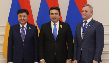 Ալեն Սիմոնյանն Ազգային ժողովում ընդունել է ԱՊՀ միջխորհրդարանական վեհաժողովի դիտորդական առաքելության պատվիրակությանը