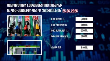 Փոխարժեքներ և տնտեսական լուրեր 25.06.2026