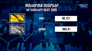 Փոխարժեքներ և տնտեսական լուրեր 20.07.2026