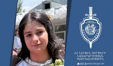 Որպես անհետ կորած որոնվող 15-ամյա Անի Գևորգյանը հայտնաբերվել է