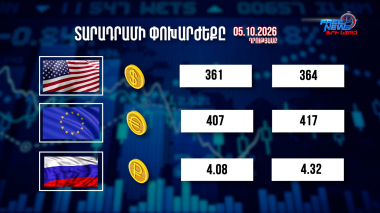 Փոխարժեքներ և տնտեսական լուրեր 05.10.2026