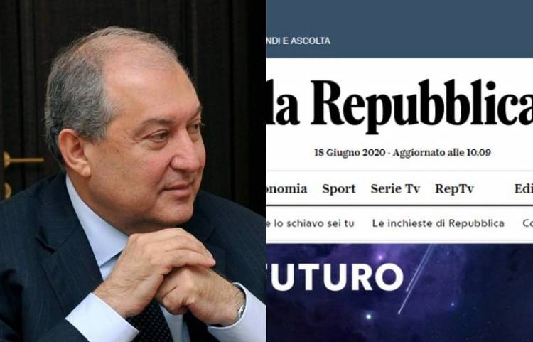 Հայաստանի նախագահն ասել է մի բան, որը չի ասել որևէ այլ պետության ղեկավար. «Լա Ռեպուբլիկա»