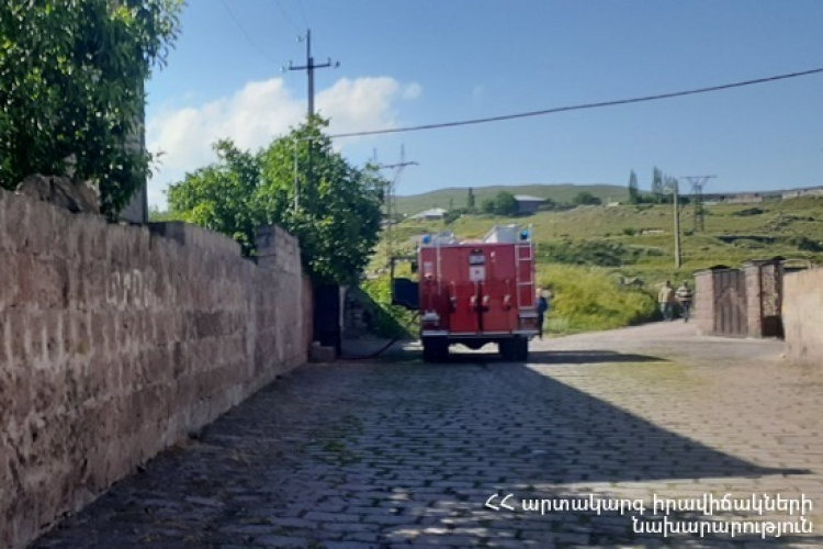 Այրվել են տանիքի փայտյա կառուցատարրերը