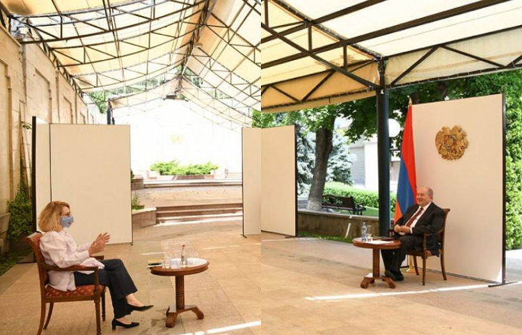 Արմեն Սարգսյանն ընդունել է Եվրոպայի խորհրդի երևանյան գրասենյակի ղեկավար Նատալյա Վուտովային