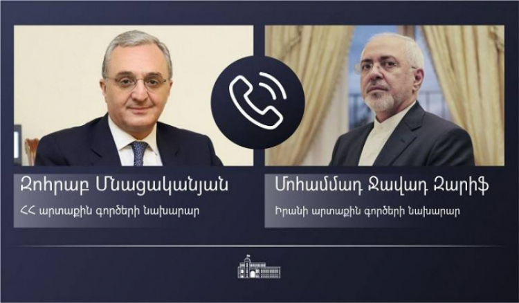 Զոհրաբ Մնացականյանը հեռախոսազրույց է ունեցել Մոհամմադ Ջավադ Զարիֆի հետ