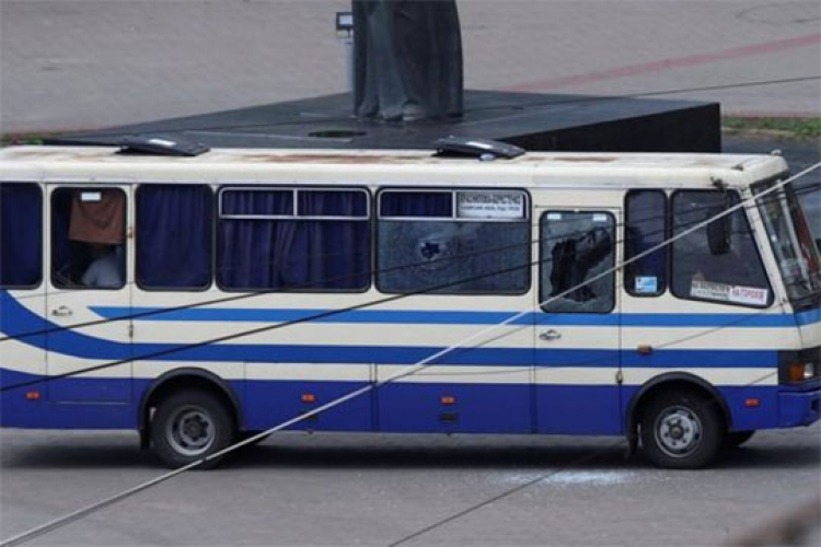 Ուկրաինայի Լուցկ քաղաքում ուղևորներով ավտոբուս է առևանգվել