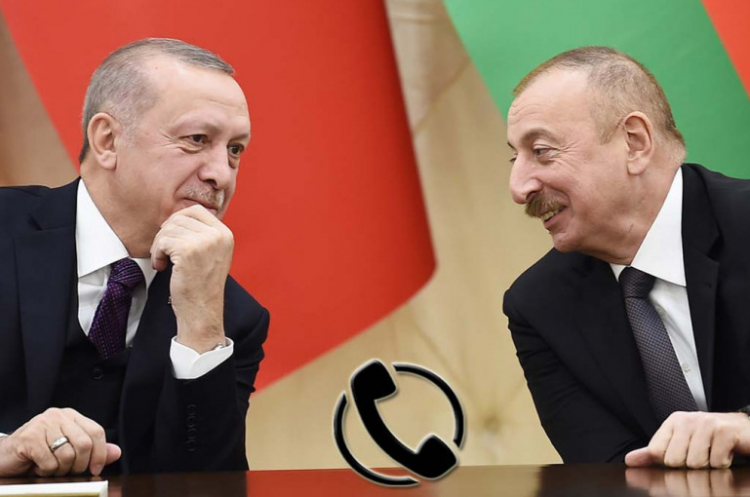 Էրդողանն ու Ալիևը հեռախոսազրույց են ունեցել. Ալիևը բարձր է գնահատել Թուրքիայի աջակցությունն Ադրբեջանին հայ-ադրբեջանական սահմանին առաջացած լարվածության ընթացքում