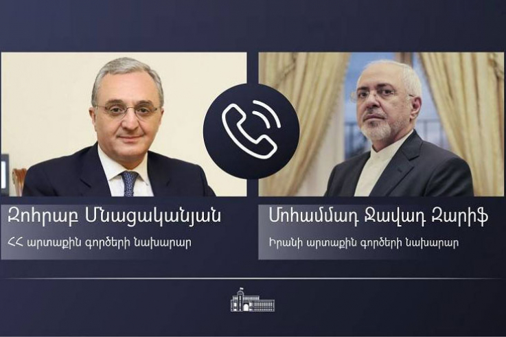 Հայաստանի ԱԳ նախարարը հեռախոսազրույց է ունեցել Իրանի ԱԳ նախարարի հետ