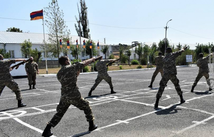 Հինգերորդ զորամիավորումում անցկացվել է ցուցադրական պարապմունք