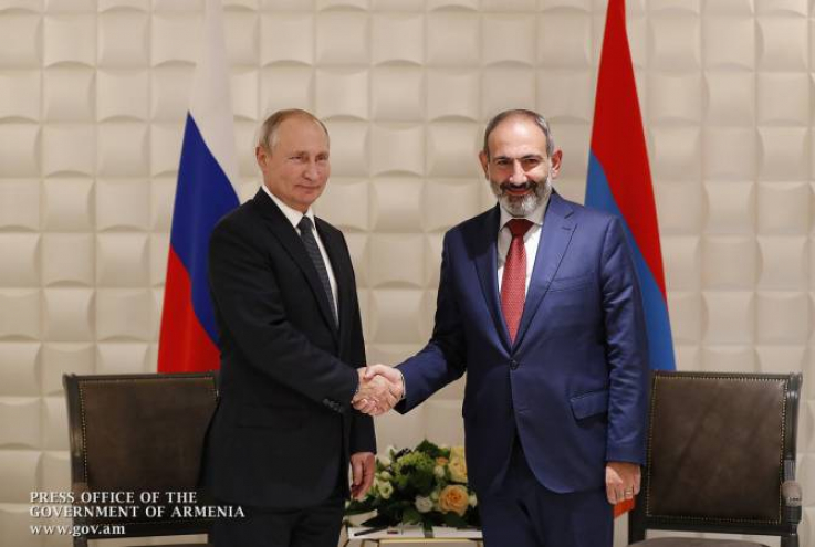 Վլադիմիր Պուտինը շնորհավորել է ՀՀ վարչապետին Անկախության տոնի առթիվ