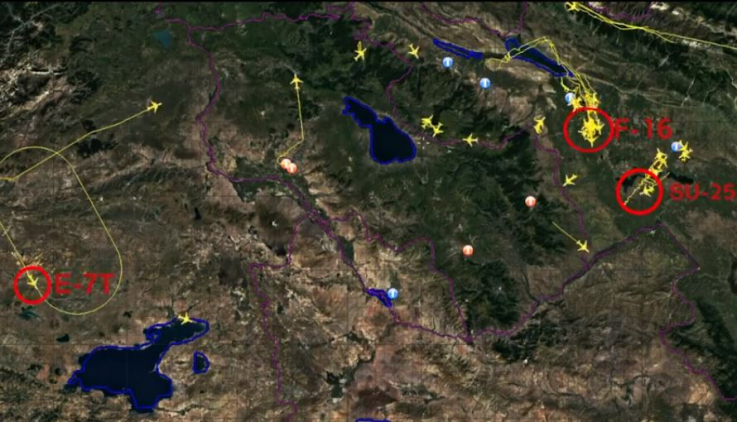 Թուրքական ռազմաօդային ուժերը՝ մեր տարածքում. ՊՆ-ն տեսանյութ է հրապարակել