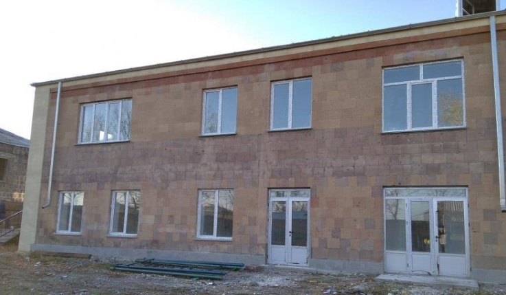 Վերակառուցվում է Շիրակի մարզի Մարմաշեն համայնքի մանկապարտեզը