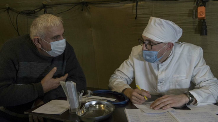 Ռուսաստանի ռազմական բժիշկները Ստեփանակերտում սկսել են հիվանդների ընդունումը