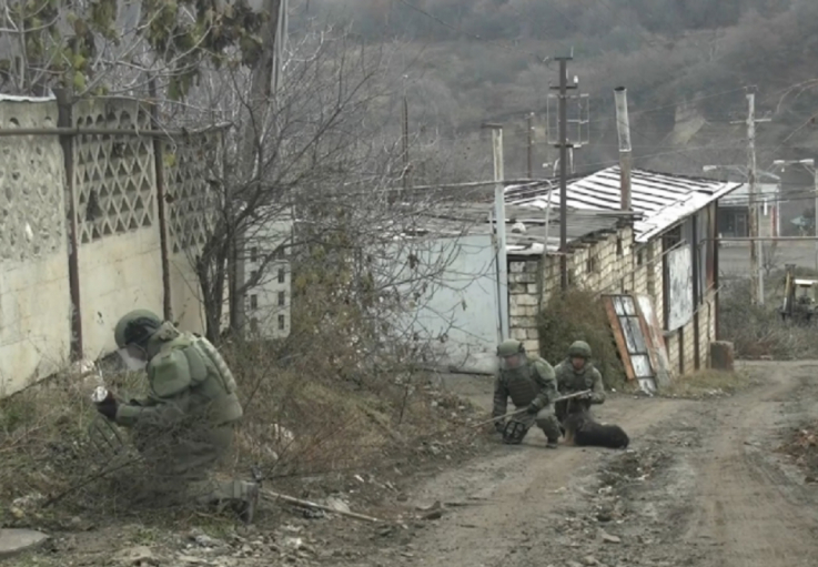 Ռուս խաղաղապահները ԼՂ-ում օրվա ընթացքում հայտնաբերել և ոչնչացրել են 172 պայթյունավտանգ առարկա