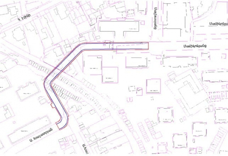 Երեւանի Մամիկոնյանց (Ֆուրմանով) եւ Արամ Խաչատրյան փողոցները իրար կապող նոր փողոց կկառուցվի