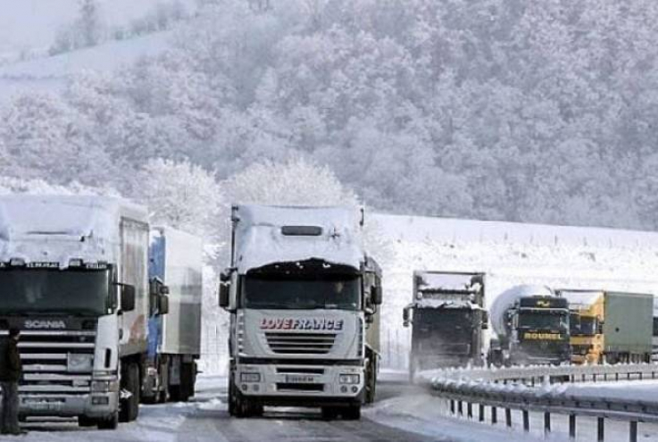 Ստեփանծմինդա-Լարս ավտոճանապարհը փակ է. ռուսական կողմում 100 բեռնատար է կուտակված