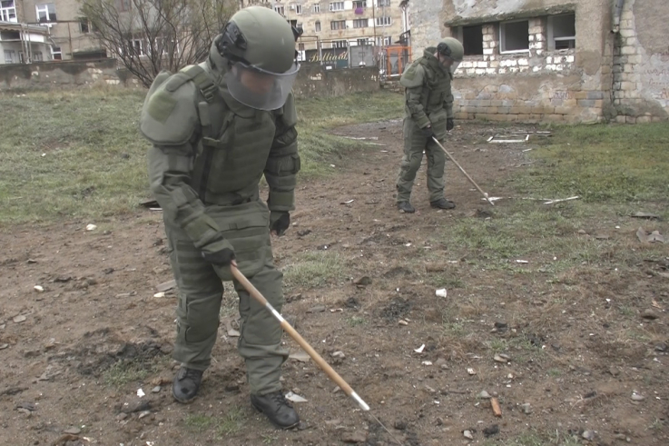 Ռուս խաղաղապահները վնասազերծել են ավելի քան 24 000 պայթյունավտանգ առարկա Ղարաբաղում