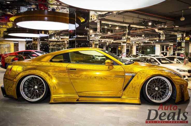 Վաճառքի է հանվել 900 ձիաուժ հզորությամբ Nissan GT-R «ոսկեպատ» սպորքարը 