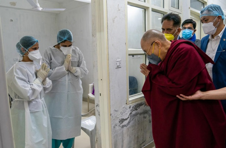 Դալայ Լաման պատվաստվել է կորոնավիրուսի դեմ (լուսանկարներ)
