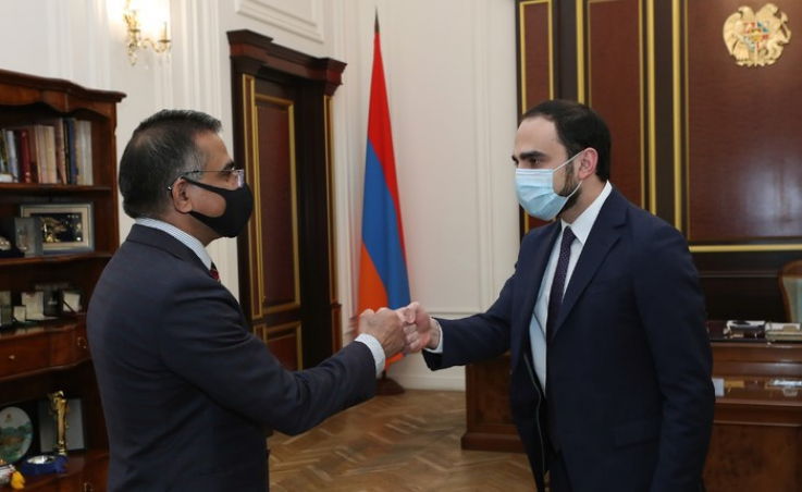 Փոխվարչապետ Տիգրան Ավինյանն ընդունել է Հնդկաստանի դեսպանին
