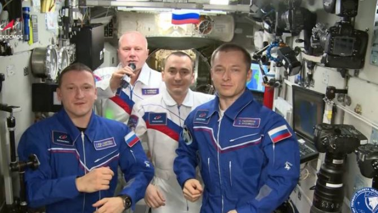 ՄՏԿ-ի տիեզերագնացները ռուսաստանցիներին շնորհավորել են Գագարինի թռիչքի տարեդարձի առթիվ