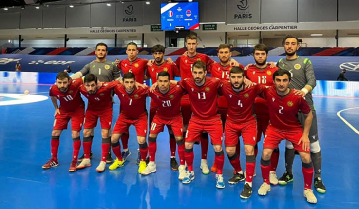 Եվրո-2022. ֆուտզալի Հայաստանի հավաքականը պարտվեց Ֆրանսիային