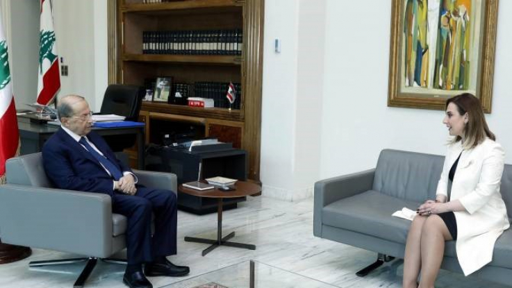 Լիբանանի նախագահը Երևան այցից առաջ ընդունել է նախարար Վարդինե Օհանյանին և ողջույնները փոխանցել ՀՀ ղեկավարությանը