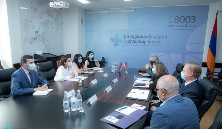 Անահիտ Ավանեսյանը ԱՄՆ դեսպանի հետ հանդիպմանն անդրադարձել է կորոնավիրուսի դեմ պատվաստումային գործընթացին